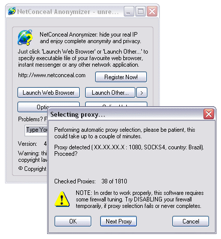 Screenshot of Hide IP Fast